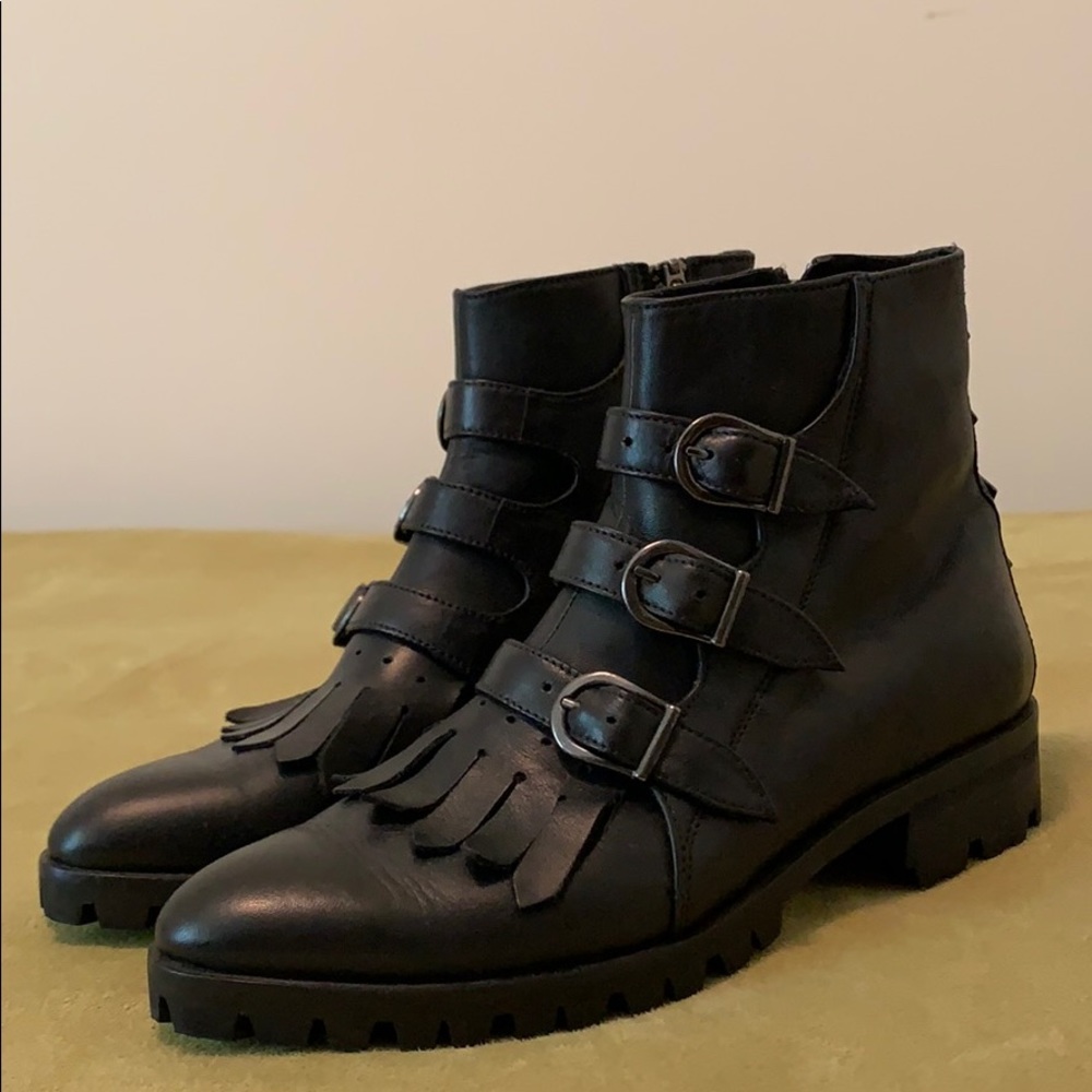 Modern Vice Jett Classic Black Ankle Boot Size 37